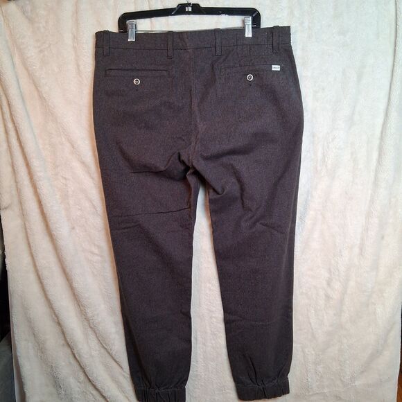 Levis XX Chino Joggers 36x30 Gomashio Salt Y Pepper Inseam 27 Herringbone - Picture 2 of 10